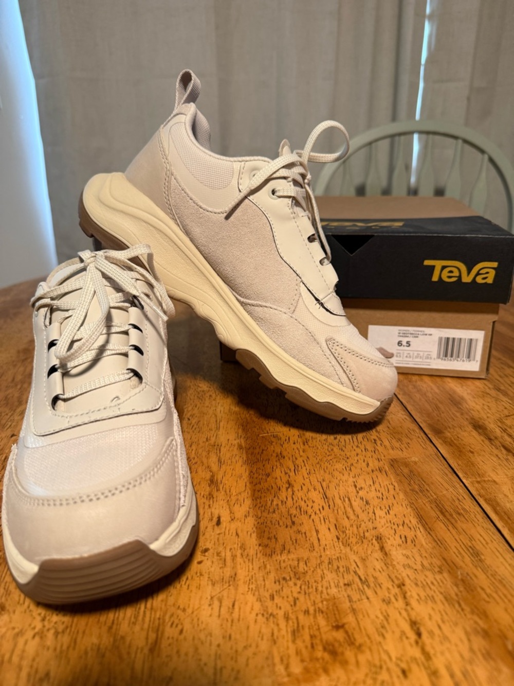 Teva Geotrecca Low in Cream and Tan